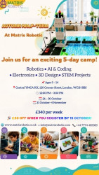 Photo of Autumn Half-Term Robotics & STEM Camp
