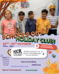 Photo of Out of School Club for children that receive free school meals – for children aged 9 – 15!