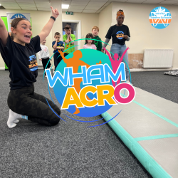 Photo of Introductory Acro at WHAM Theatre Schools in Wymondham!