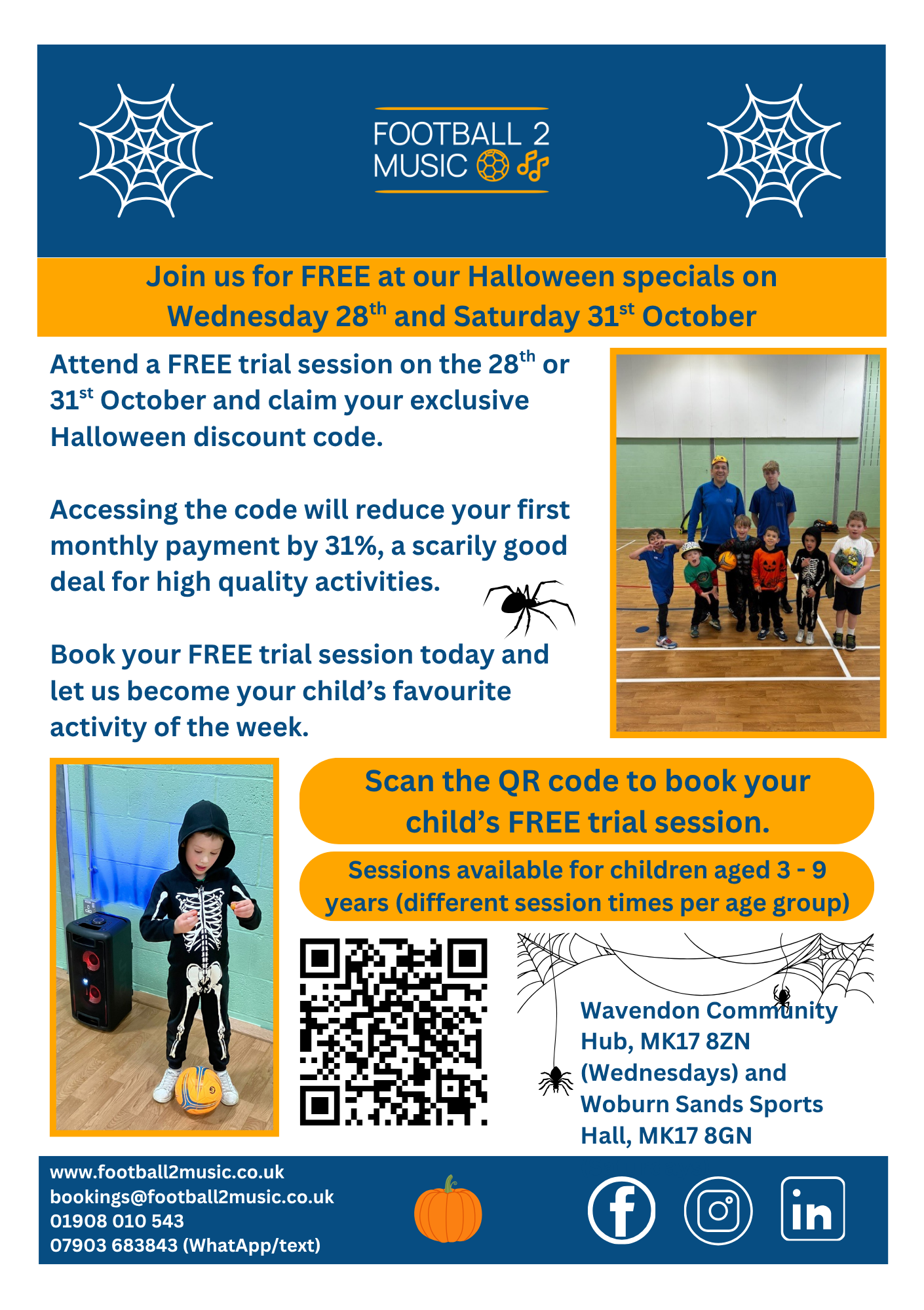 Football 2 Music Halloween Special Sessions